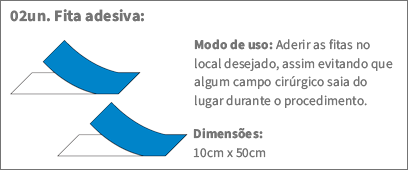 Kit Básico para Cirurgia Geral Universal Estéril POLARFIX